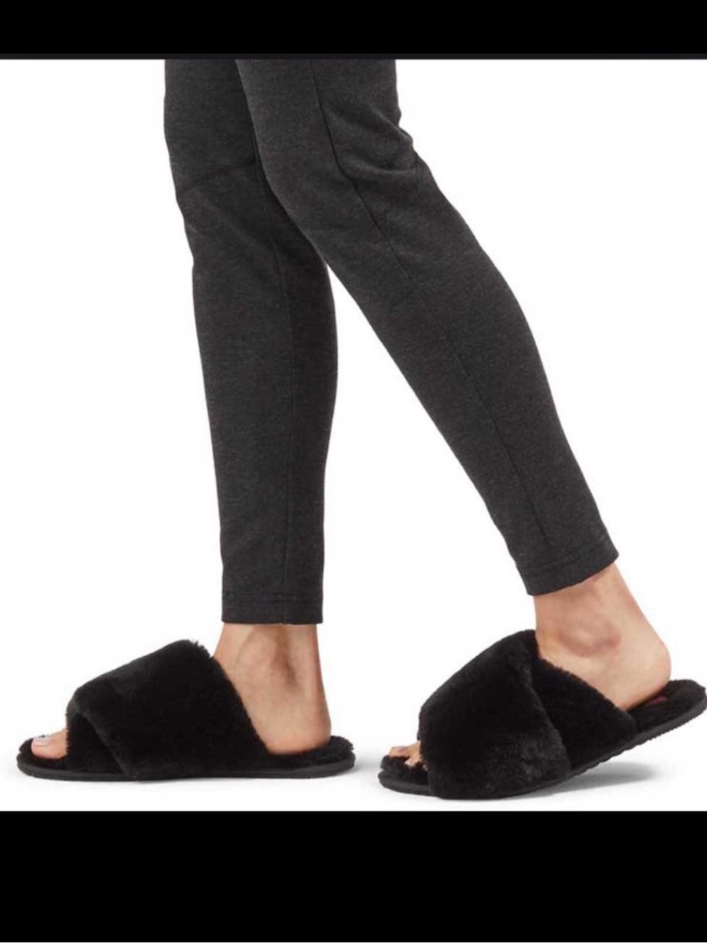 Sorel Go-Mail Run Black Slippers size 6
